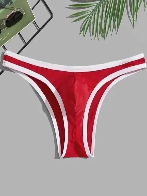 TeknoKapsül Erkek Biyeli Kırmızı Brazillian Slip - Renkli / S