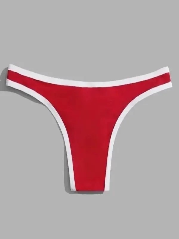 TeknoKapsül Erkek Biyeli Kırmızı Brazillian Slip - Renkli / S görsel 2