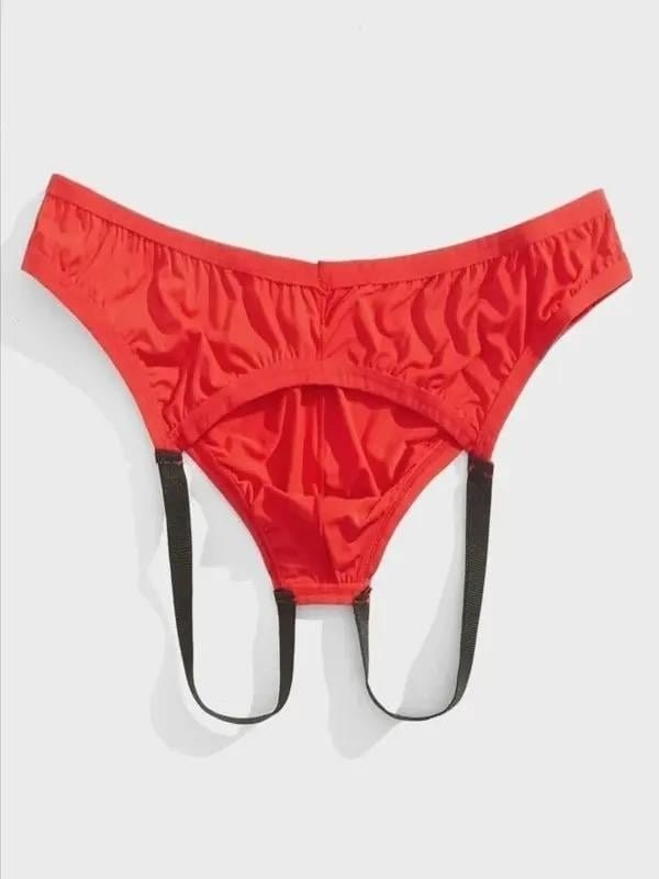 Melonika Erkek Fantazi Kırmızı Jockstrap Iç Giyim görsel 2