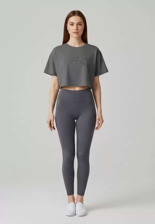 Alg Kadın Crop Tişört - Oversize Krop Tişört görsel 4