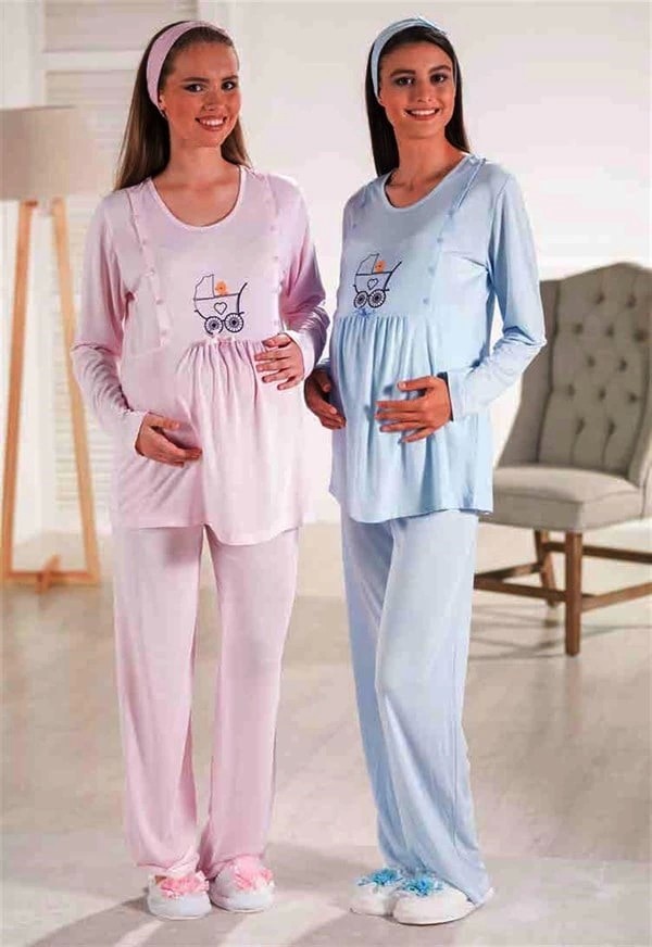 LYYN Estiva Micro Viscon Lohusa Pijama Takımı 17374