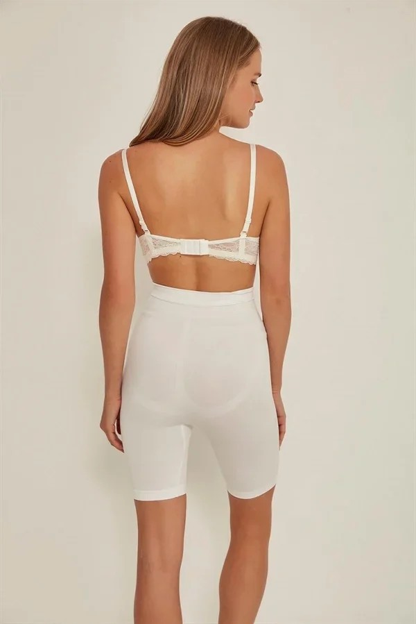 Ang Butik Beyaz Mı 3005 Soft Uzun Paçalı Boxer Korse görsel 3