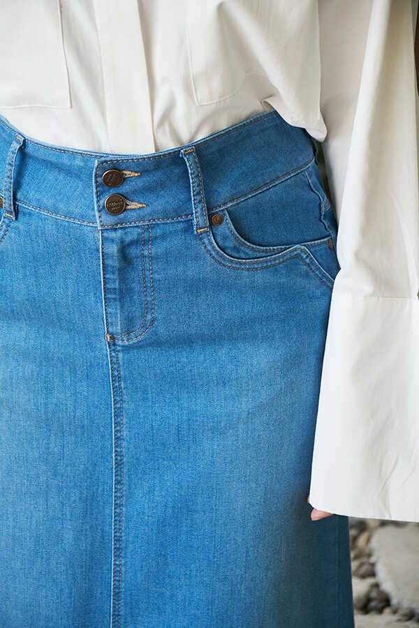 Neways 2058-DENIM Etek Mavi görsel 4
