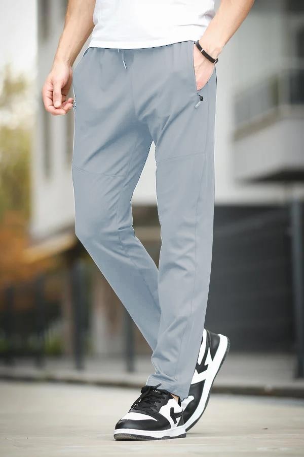 Oksit Dalgıç Scuba Kumaş Slim Fit Dikiş Detaylı Düz Paça Eşofman Altı Erkek L Beden