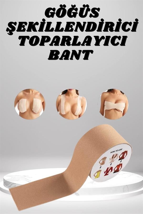Al-Kar Ticaret Toparlayıcı ve Şekillendirici Göğüs Bandı Tere ve Suya Dayanıklı Hassas Ciltlere Uygun - Lisinya görsel 2