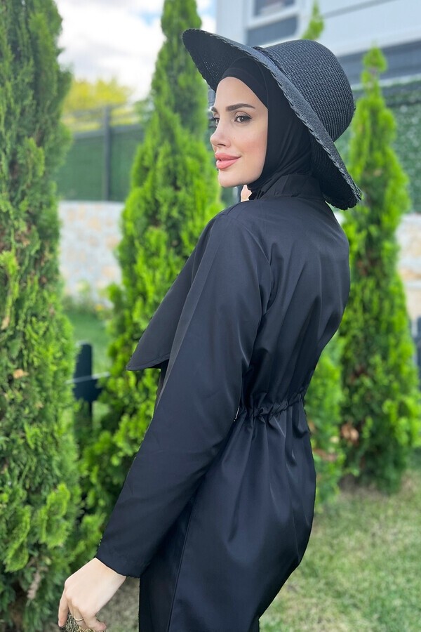 Remsa Mayo Önü Kapaklı Paraşüt Tam Kapalı Tesettür Mayo Nuray görsel 6