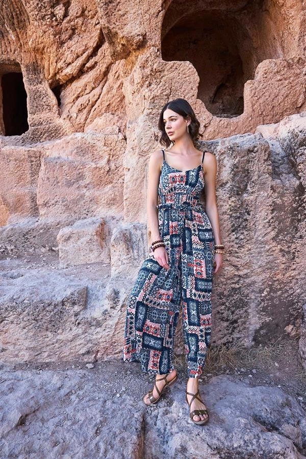 Aria's Closet Arias Closet Etnik Desenli Tulum