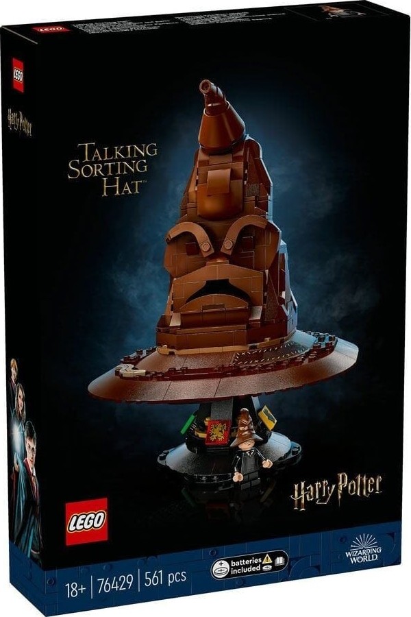 TeknoKapsül 76429 LEGO Harry Potter - Konuşan Seçmen Şapka 561 Parça +18 Yaş