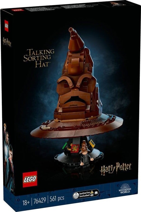 TeknoKapsül 76429 LEGO Harry Potter - Konuşan Seçmen Şapka 561 Parça +18 Yaş