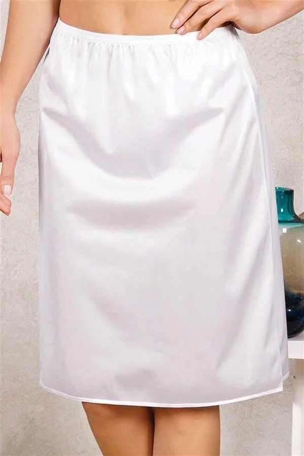 Ang Butik Polyamid Kumaşlı Diz Altı Uzun Jüpon
