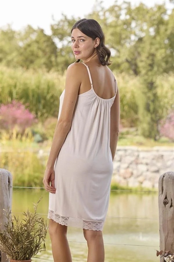 Ang Butik Çiçek Desenli ve Dantelli Sabahlık Takımı görsel 8