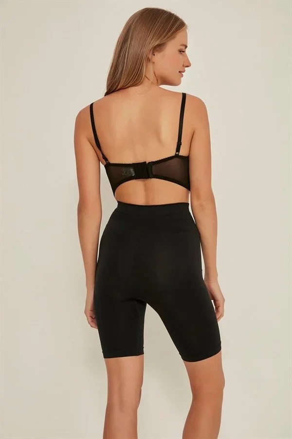 Ang Butik Siyah Mı 3005 Soft Uzun Paçalı Boxer Korse görsel 5