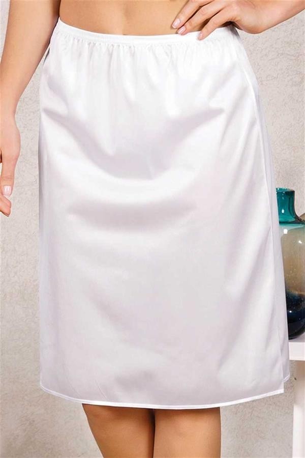 Fantastik Store Arias Closet Polyamid Kumaşlı Diz Altı Uzun Etek Altı Jüpon görsel 3