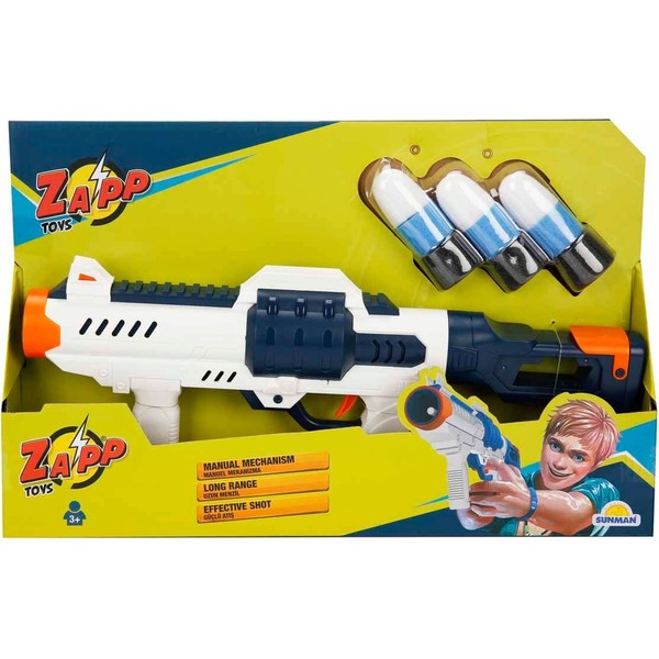Zapp Toys Vortex 3 Mermili Sünger Dart Atan Tabanca 39 cm