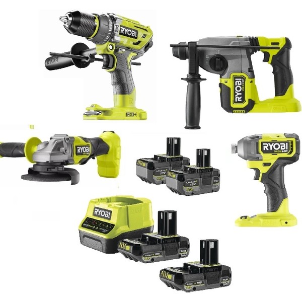 Ryobi Dörtlü Akülü Montaj Seti (Set1) Fiyatları, Özellikleri ve