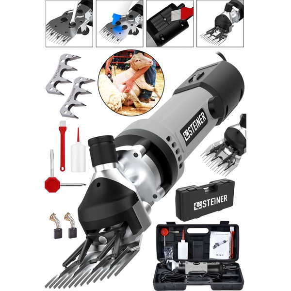 Steiner Alman 9900 W Devir Ayarlı Çift Soğutmalı Koyun Kırpma