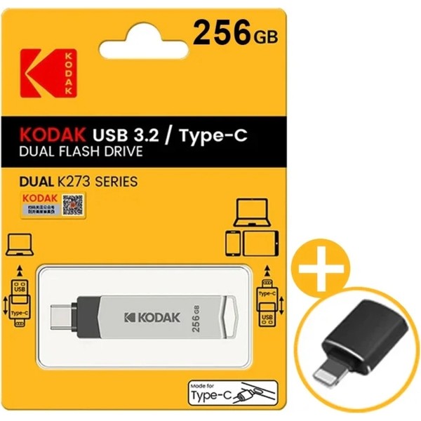Kodak K273 256 GB Type-C Flash Bellek Fiyatları, Özellikleri ve