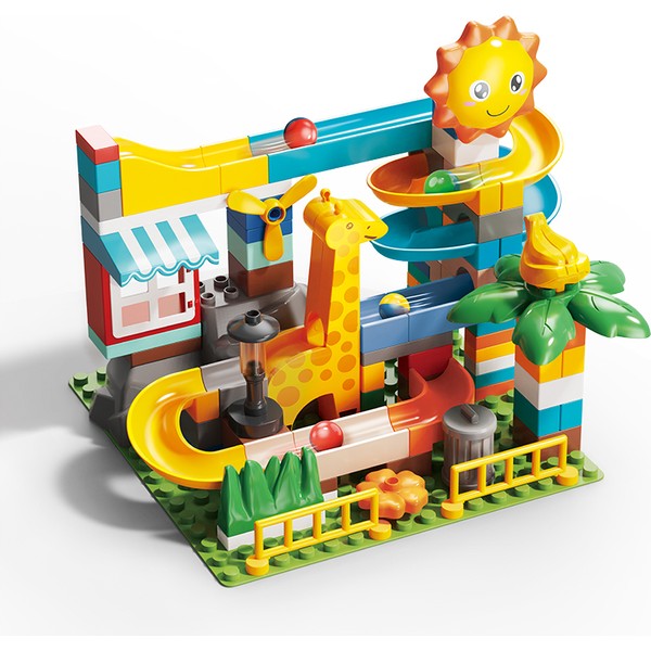 Learning Fun Marble Run Blok Yapı Seti 100 Parça - Zürafa