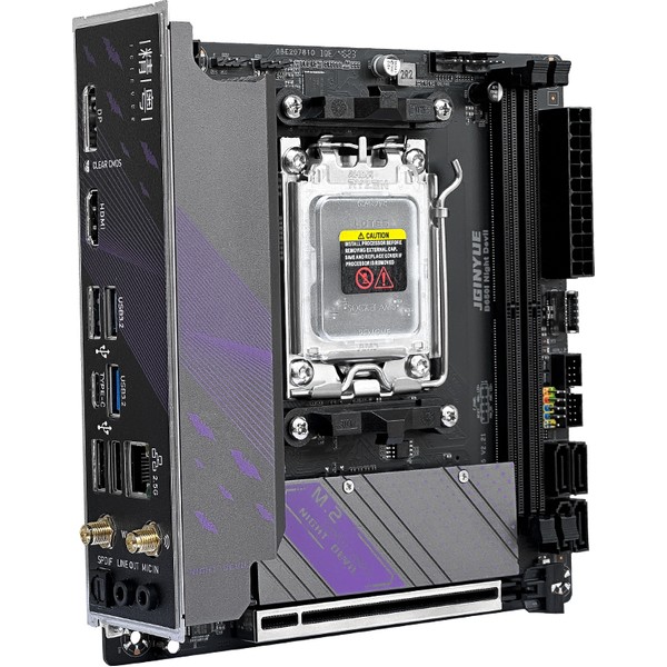 AMD 9700Xとjingyue B650i Night Devil ジャンク B650ı Night Devil Amd B650 Chıpset Ddr5 7000 Mhz Oc Am5 Itx Gamıng
