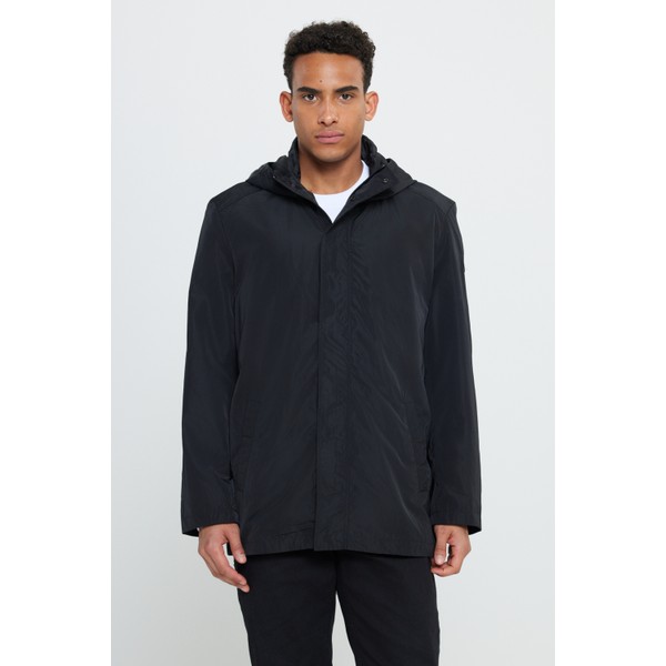 Altınyıldız Classics Erkek Siyah Standart Fit Normal Kesim Rüzgar