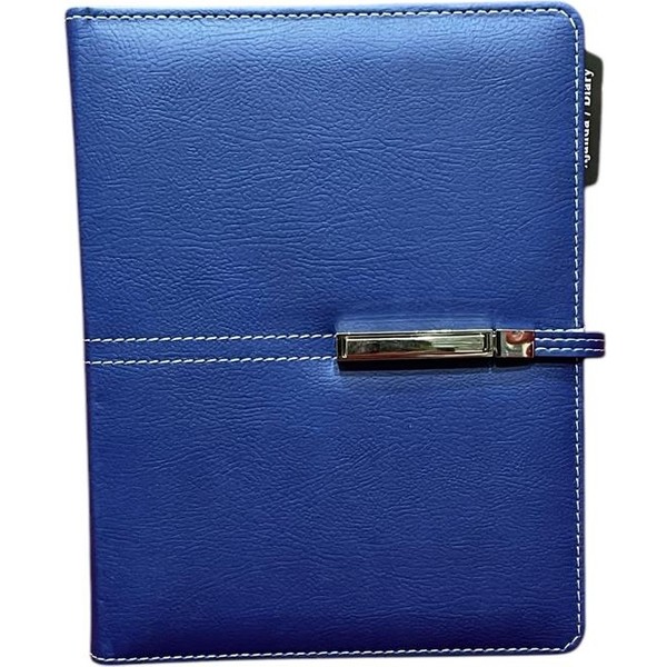 Liz 17x24 Termo Deri Hesap Makineli Çizgili Organizer Ajanda