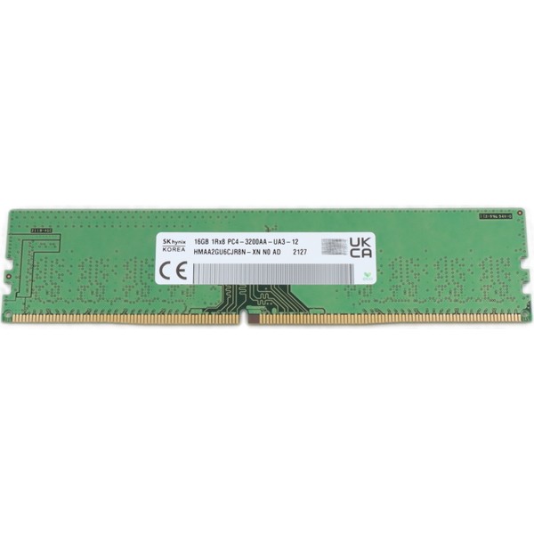 Sk Hynix HMAA2GU6CJR8N-XN 16GB Ddr4 3200 Udımm 1rx8 CL22 PC4-25600