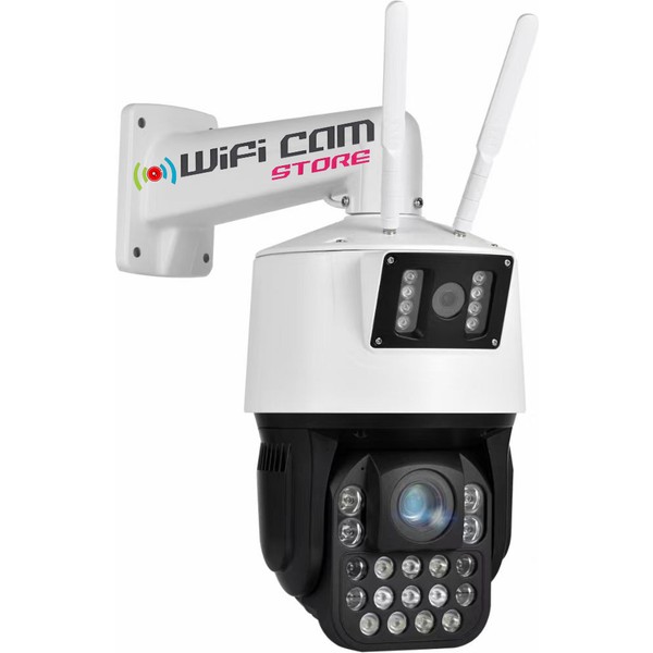Çift Kameralı 42X Optik Zoom Dev Metal Kasa Wıfı Kamera 360