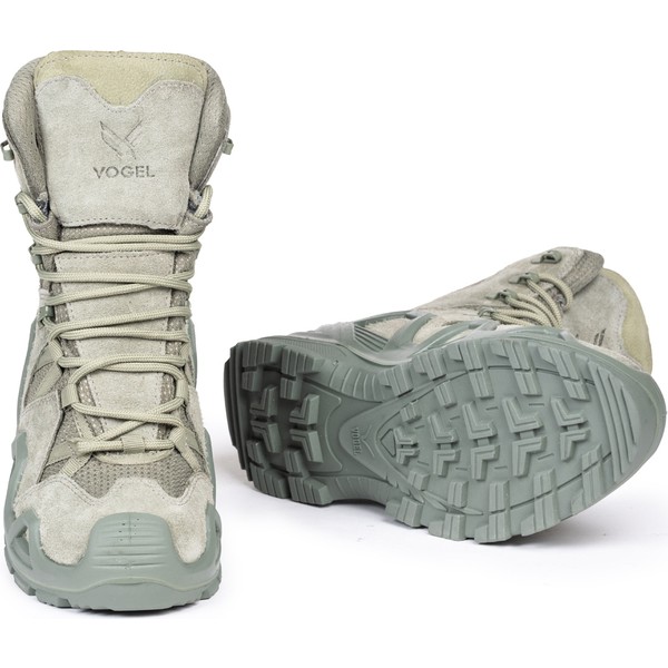 ミリタリーガールパッチ　SFG、FOG 5枚セット Vogel Guard x Fermuarsız Süet Deri Bot Mint Yeşili - 37 Fiyatları
