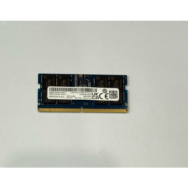 Ramaxel 16GB Ddr5 5600 Laptop Sodımm Ram 1rx8 PC5-5600B-SA0-1010