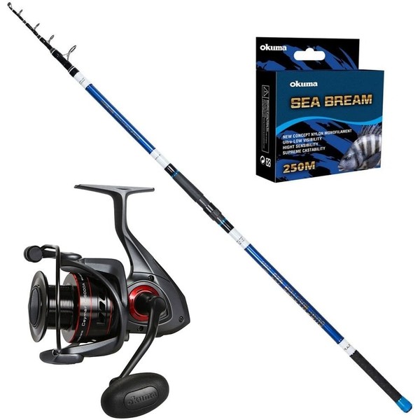Okuma Ceymar 8000 - Ryuji Surf Master 420Cm 100-250Gr Surf Olta