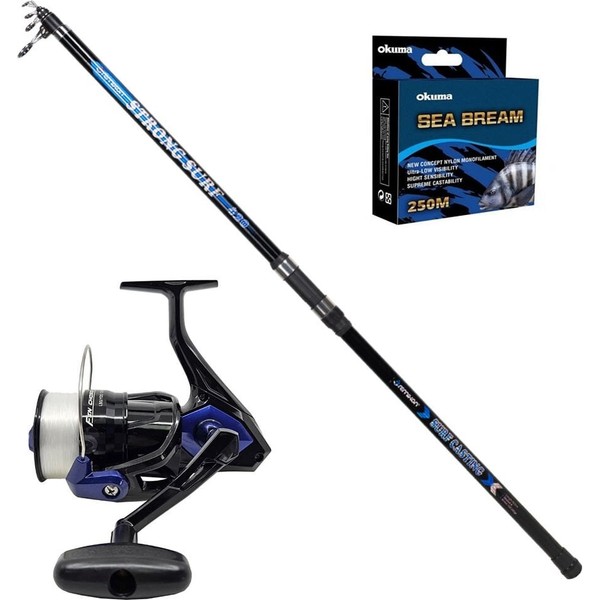 Okuma Fin Chaser 6000 - Remixon Strong 420Cm Surf Olta Seti