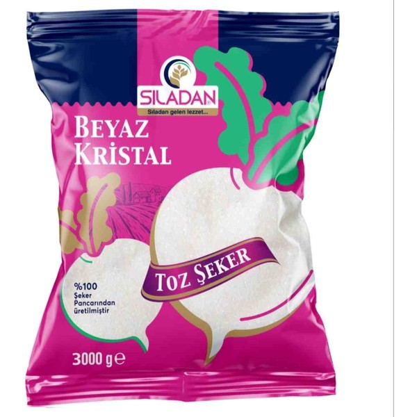 SILADAN TOZ ŞEKER 3000GR