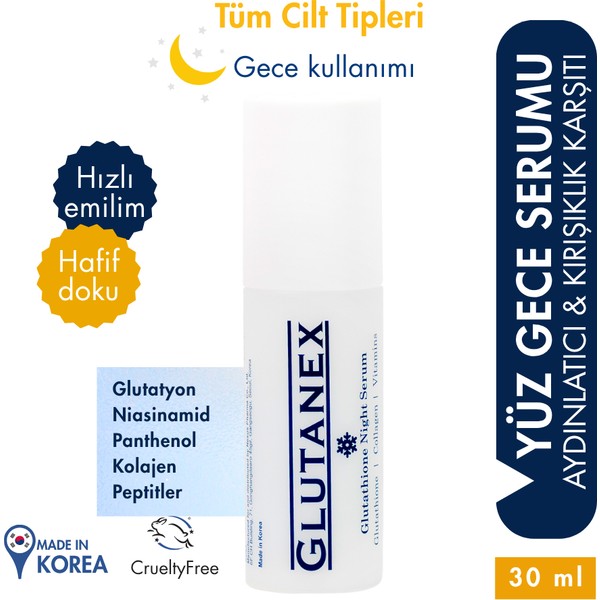 Glutanex Glutatyonlu Yalanma Kart Gece Serumu Fiyatlar, zellikleri ve  Yorumlar | En Ucuzu Akake