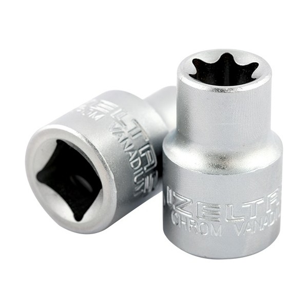 İzeltaş 1113060218 1/2'' Star (Torx) Lokma Anahtar E-18 - 18 mm