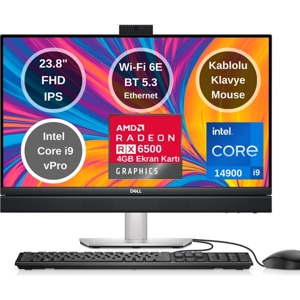 Dell Optiplex 7420 i9-14900 16 GB 512 GB SSD RX6500 23.8