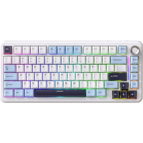 FreeWolf F75 Kablosuz Oyun Klavyesi %75 Hotswap.Üç Modlu Bağlantı