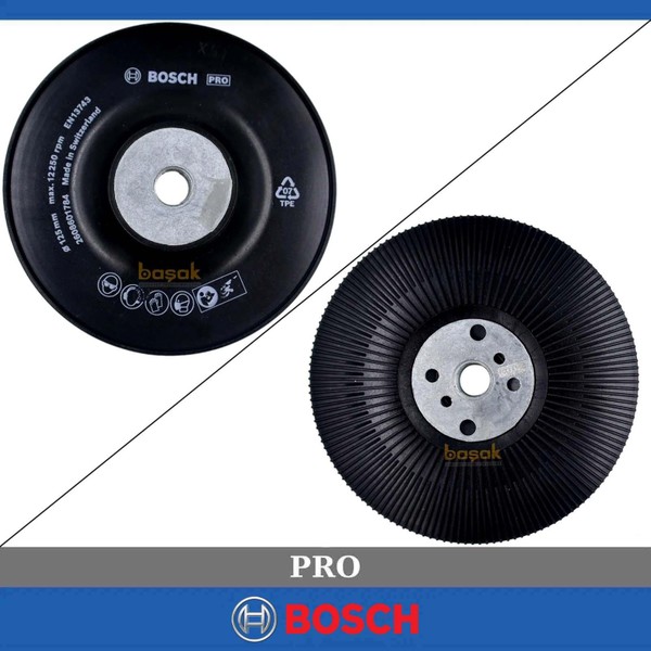 Bosch Pro 125 Mm M14 Sert Zımpara Tabanı Turbo 2608601784