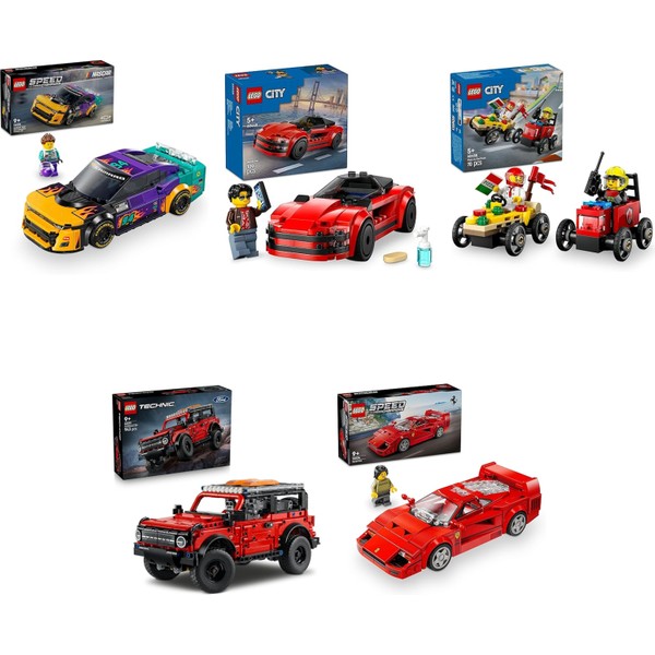 LEGO Araçlar Seti 655 (76935 + 60448 + 60458 + 42213 + 76934