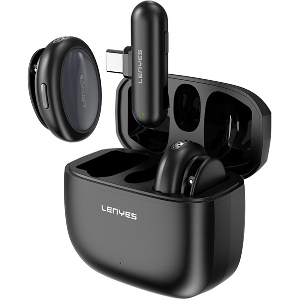 Lenyes LM211-TC Yapay Zeka Destekli Type-C Portlu Kablosuz Yaka
