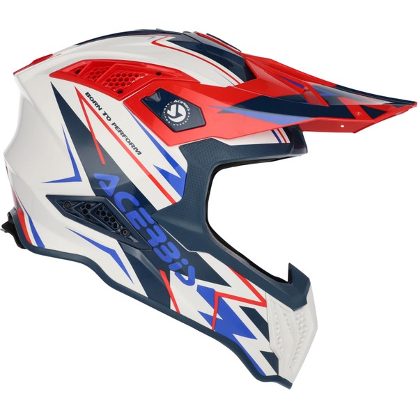 Acerbis Airstrike-X Kask Beyaz Kırmızı Fiyatları, Özellikleri ve