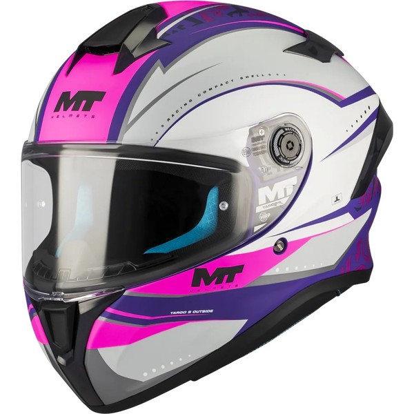 mt Helmets Targo S Outside C8 Mat Kapalı Kask - Pembe Fiyatları