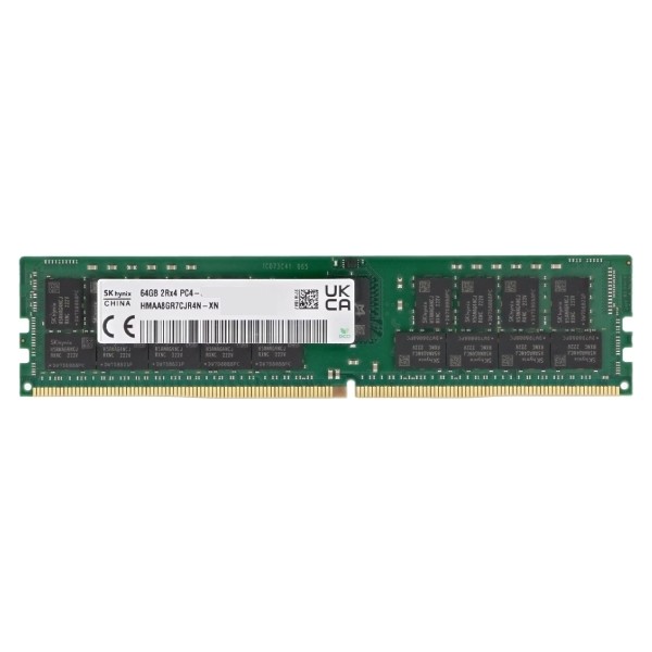Sk Hynix 64Gb Ddr4 3200Mhz 2Rx4 Pc4-3200A Cl22 Ecc Rdımm Server