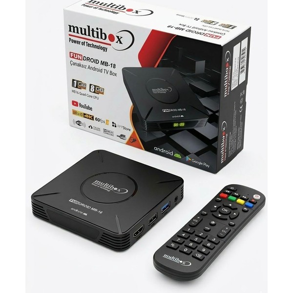 Redline Multibox Fundroid 18 Android Box (1GB RAM) (8GB HAFIZA