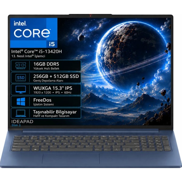 Lenovo Ideapad Slim 3 15IRH10 83K10062TR-05 Intel Core I5-13420H