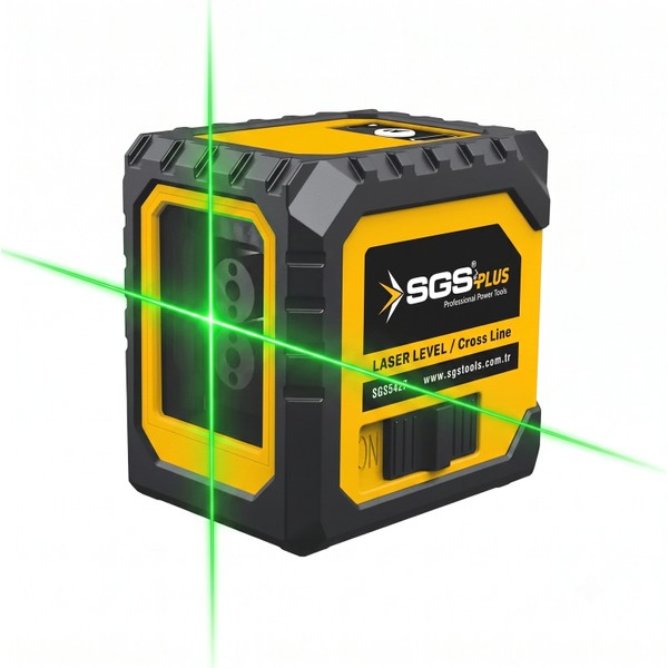 Sgs Plus Sgs5427 3.7V Şarjlı Yeşil Lazer Terazi 2 Çizgili Yatay