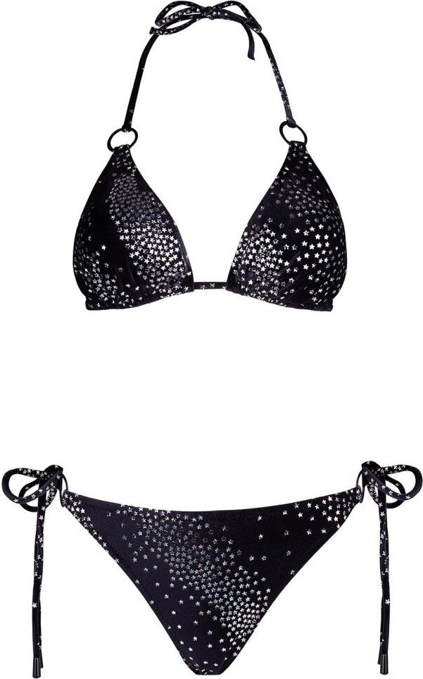 Ayyıldız 5624 Siyah Kadife Bikini Takımı görsel 4