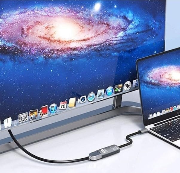 Die Grup Coverzone Type-C To HDMI Çevirici USB C To HDMI Adaptör Macbook Uyumlu HC03 görsel 4