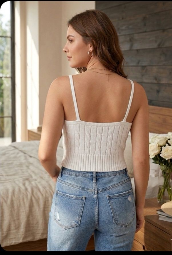Hannar Butik Yazlık Askılı Trend Bluz görsel 2