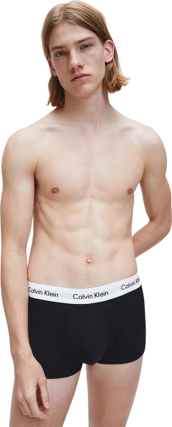 Calvin Klein Erkek Boxer U2662G 3'lü Paket Siyah - Beyaz - Gri Renk Seçenekleriyle Konforlu Kullanım görsel 2