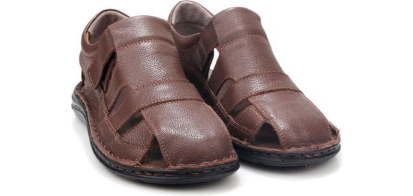 Pisagor PS-33760 Erkek Ortopedik Deri Günlük Sandalet Ayakkabı görsel 2